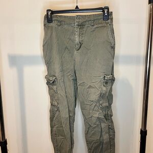 Women’s Olive Cargo Pants